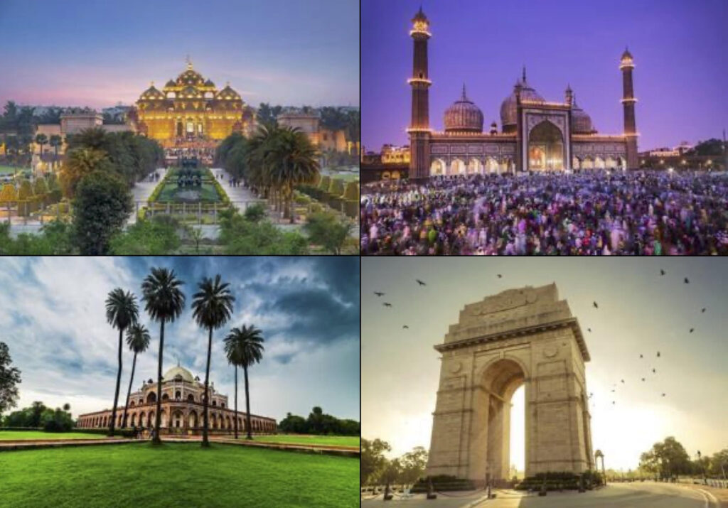 Four major sites in India 
